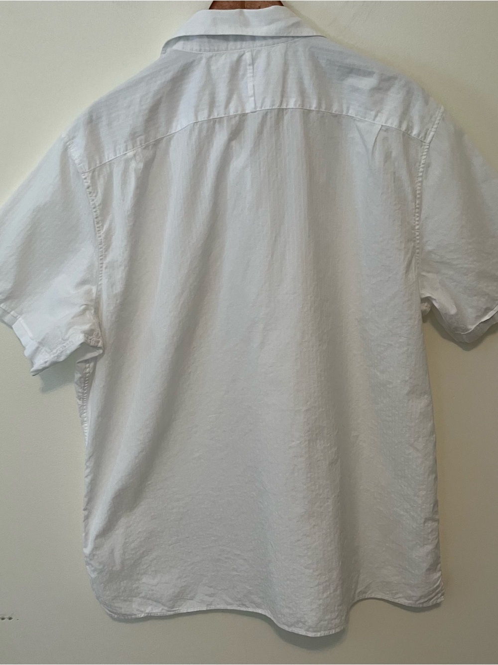 VTG Men's Banana Republic Relaxed Fit Embroidered Resort Shirt Sz. XL White Y2K - Picture 12 of 12